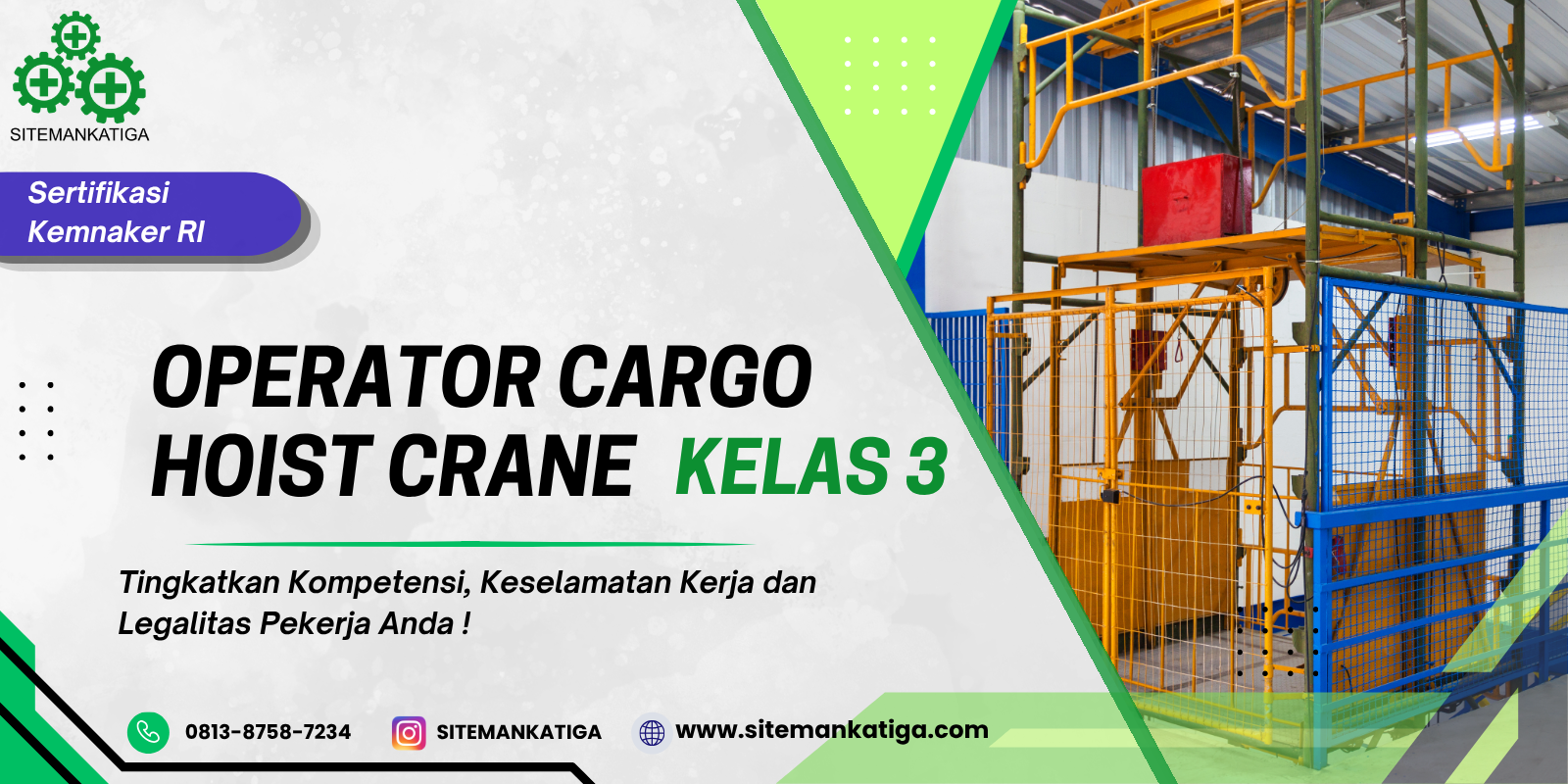 OPERATOR CARGO HOIST CRANE