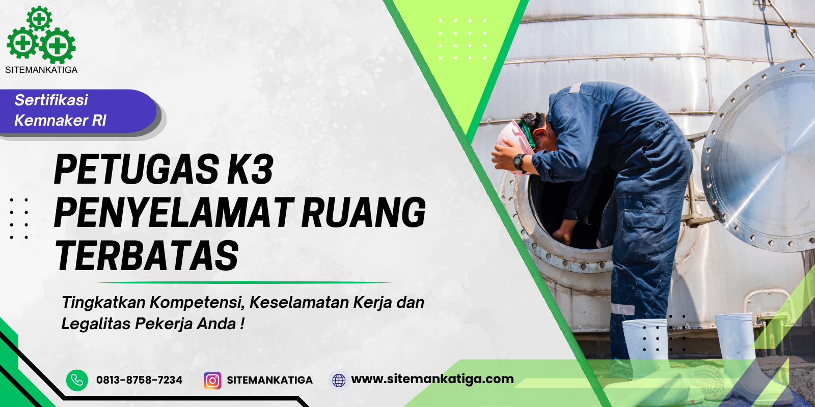 PETUGAS K3 RUANG TERBATAS