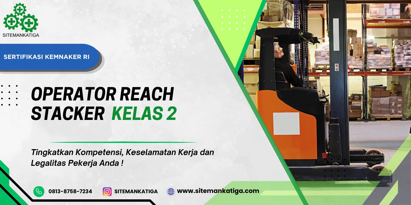 Operator Reach Stacker