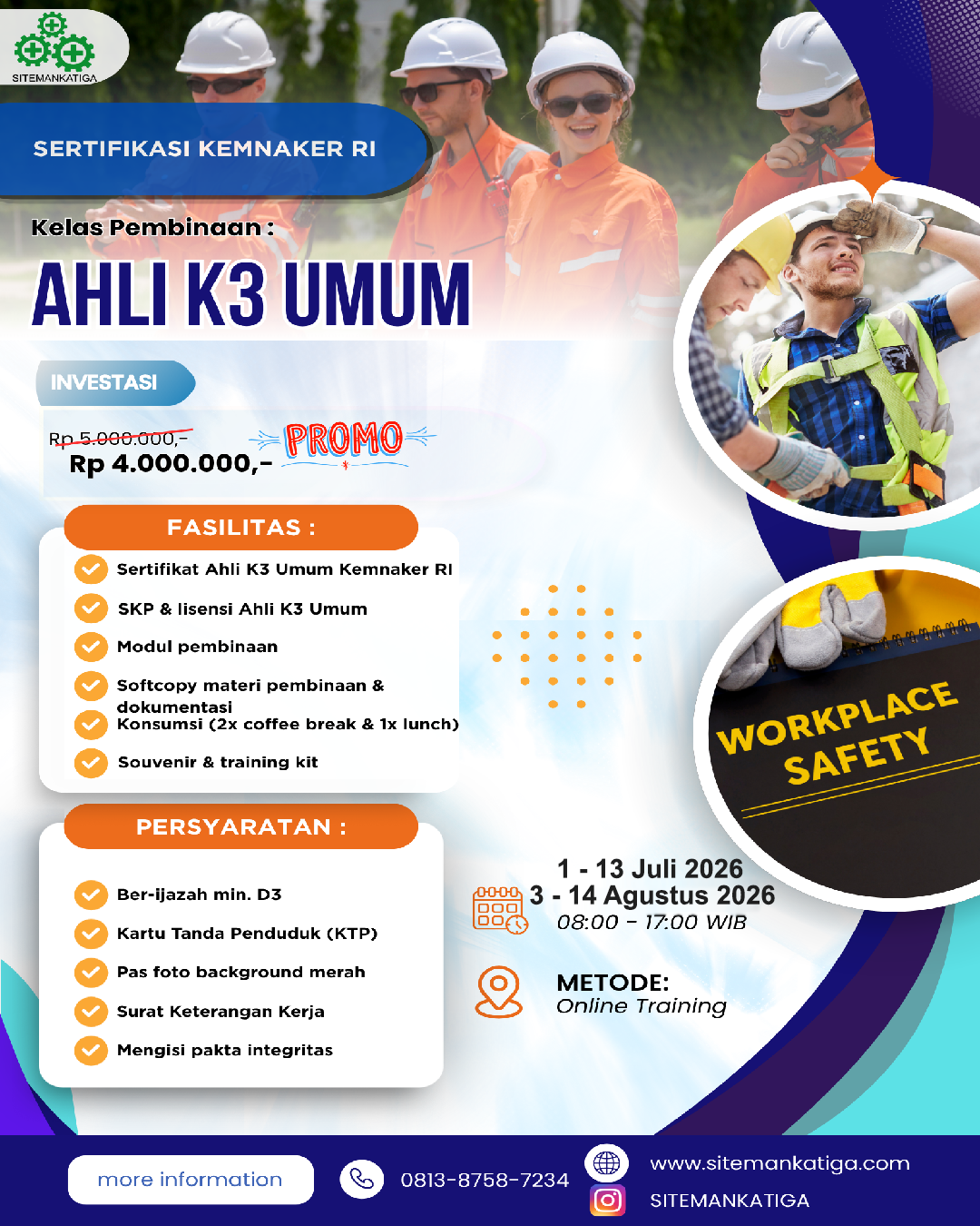 ahlik3, ahlik3umum, k3, kementrian, kementrianRI, kemnaker, lisensik3, pjk3, safety, sertifikasi, HSE, Ahli K3 Umum, Petugas P3K