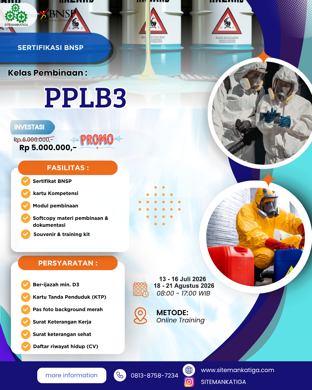 freetraining, healthsafetyenvironment, health, k3, safetyculture, hse, safetytraining, safetyfirst, safetyatwork, safetyawareness, safetyday, safetytips, safetymanagement, safetyofficer, bnsp, sertifikasi, workplacehealthandsafety, K3indonesia, PPLB3, limbah